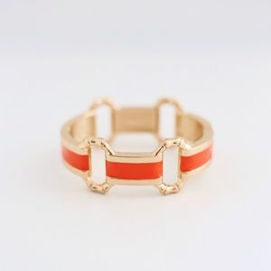 Orange Bamboo Bangle